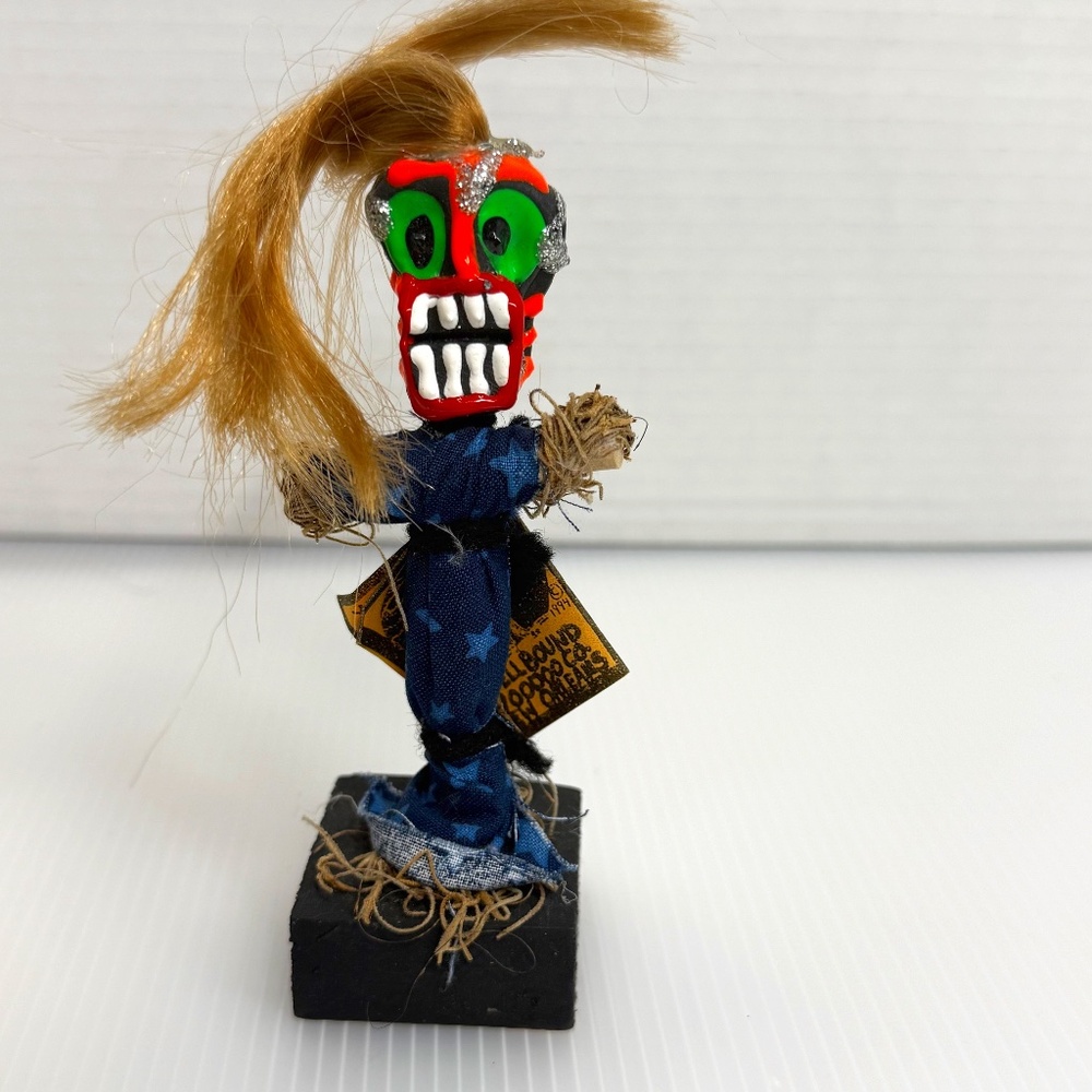 Vintage 1994‎ Spellbound Voodoo Co New Orleans Fashion VIctim Award VooDoo Doll